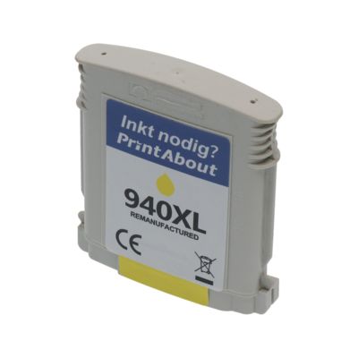 Huismerk HP 940XL (C4909AE) Inktcartridge Geel Hoge capaciteit