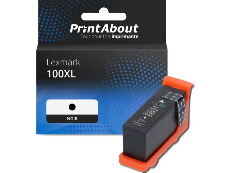 Lot De 4 Cartouches D'encre Génériques Compatibles Lexmark 100XL - Multicolores, Neuves