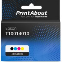 Cartouche compatible Epson T10014010 - 4 couleurs - Multipack