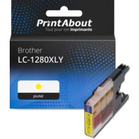 Cartouche compatible Brother LC-1280XLY - Jaune - Grande capacité