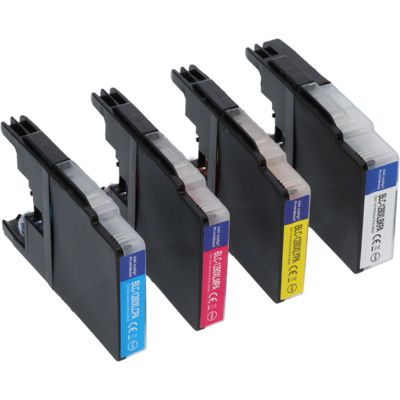 PrintAbout Huismerk vervangt Brother LC-1280XLVALBP Inktcartridge 4-kleuren Multipack Hoge capaciteit