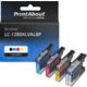 Huismerk Brother LC-1280XLVALBP Inktcartridge 4-kleuren Multipack Hoge capaciteit