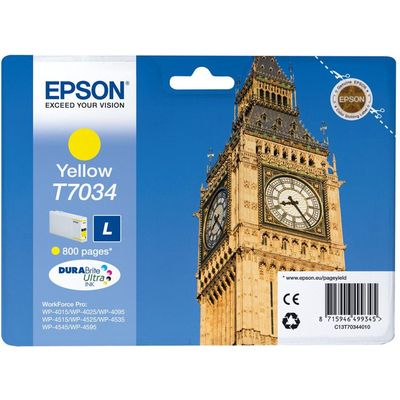 Epson T7034 (C13T70344010) Inktcartridge Geel