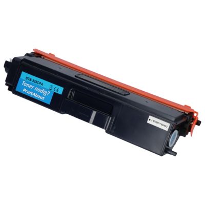 PrintAbout Huismerk vervangt Brother TN-325C Toner Cyaan Hoge capaciteit