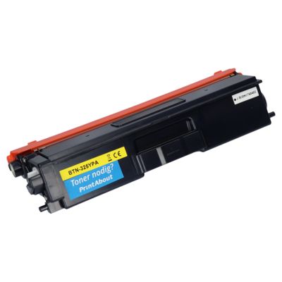 Huismerk Brother TN-325Y Toner Geel Hoge capaciteit