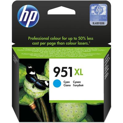 HP 951XL (CN046AE) - Cyan - Cartouche d'encre - Grande capacité