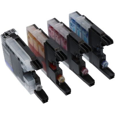 Cartouche compatible Brother LC-1240VALBP - 4 couleurs - Multipack