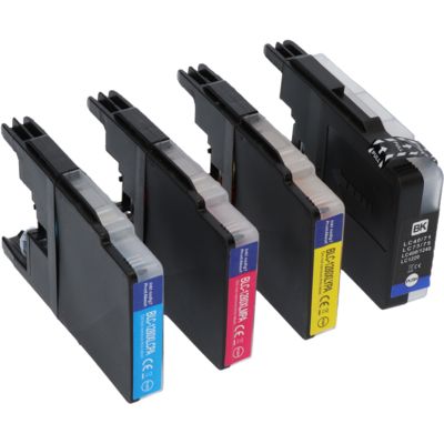 Cartouche compatible Brother LC-1240VALBP - 4 couleurs - Multipack