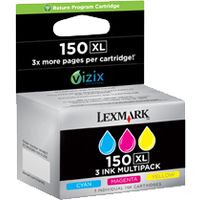 Lexmark 14N1807E (150XL) Inktcartridge 3-kleuren Multipack Hoge capaciteit