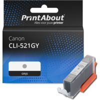 Huismerk Canon CLI-521GY Inktcartridge Grijs