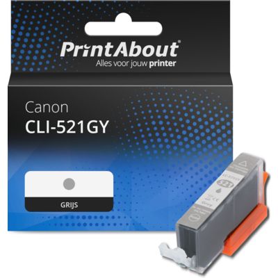 Huismerk Canon CLI-521GY Inktcartridge Grijs