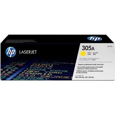 HP 305A (CE412A) - Jaune - Toner