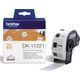 Brother DK-11221 Etiket Zwart op wit (23 mm x 23  mm)