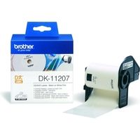 Brother DK-11207 Etiket Zwart op wit (58 mm x 58 mm) (DVD/CD)