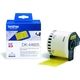 Brother DK-44605 Etiket Zwart op geel (62  mm)