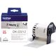 Brother DK-22212 Etiket Zwart op wit (62  mm)