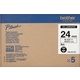 Brother HG-251v5 - (24 mm) - Noir sur blanc - Ruban