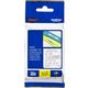 Brother TZe-135 - (12 mm) - Blanc sur transparent - Ruban