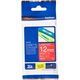 Brother TZe-435 - (12 mm) - Blanc sur rouge - Ruban