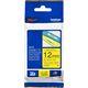 Brother TZe-631 - (12 mm) - Noir sur jaune - Ruban