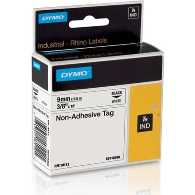 Dymo 18112 (S0718360) - (9 mm) - Noir sur blanc - Ruban