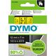 Dymo 45018 (S0720580) Tape Zwart op geel (12 mm)
