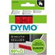 Dymo 45017 (S0720570) Tape Zwart op rood (12 mm)