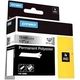 Dymo 18486 (S0718180) Tape Zwart op metallic (12 mm)