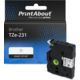 Huismerk Brother TZe-231 Tape Zwart op wit (12 mm)