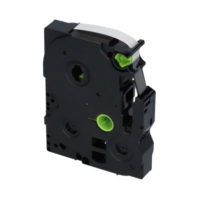 PrintAbout Huismerk vervangt Brother TZe-121 Tape Zwart op transparant (9 mm)