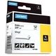 Dymo 18443 (S0718580) Tape Zwart op wit (9 mm)