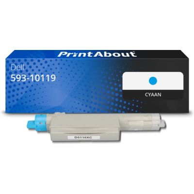 Huismerk Dell 593-10119 (GD900) Toner Cyaan
