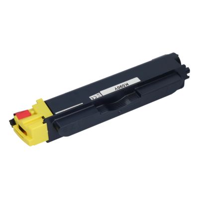 Huismerk Kyocera TK-590Y Toner Geel