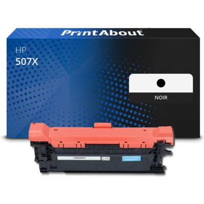 Toner compatible HP 507X (CE400X) - Noir - Grande capacité