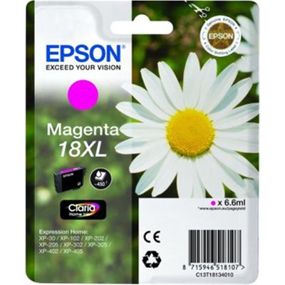 Epson 18XL (C13T18134012) Inktcartridge Magenta Hoge capaciteit