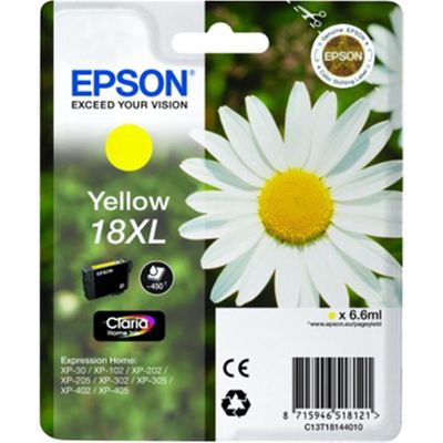 Epson 18XL (C13T18144012) Inktcartridge Geel Hoge capaciteit