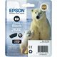 Epson 26XL (C13T26314012) - Noir photo - Cartouche d'encre - Grande capacité
