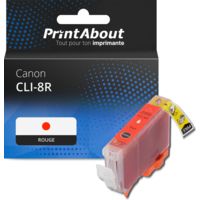 Cartouche compatible Canon CLI-8R - Rouge