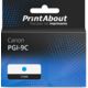 Cartouche compatible Canon PGI-9C - Cyan