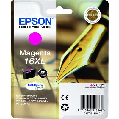 Epson 16XL (C13T16334012) - Magenta - Cartouche d'encre - Grande capacité
