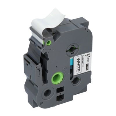 PrintAbout Huismerk vervangt Brother TZe-251 Tape Zwart op wit (24 mm)