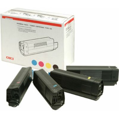 OKI 01101001 - 4 couleurs - Toner - Multipack