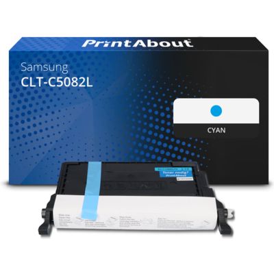 Toner compatible Samsung CLT-C5082L (SU055A) - Cyan - Grande capacité