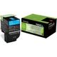 Lexmark 70C2HC0 (702HC) - Cyan - Toner - Grande capacité