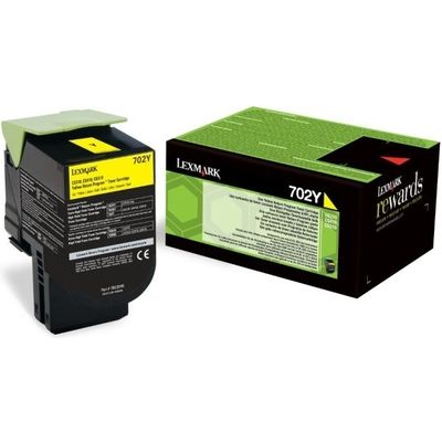 Lexmark 70C20Y0 (702Y) - Jaune - Toner