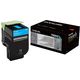 Lexmark 70C0H20 (700H) - Cyan - Toner - Grande capacité