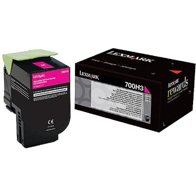 Lexmark 70C0H30 (700H) - Magenta - Toner - Grande capacité