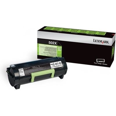 Lexmark 50F2X00 (502X) Toner Zwart Hoge capaciteit