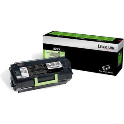 Lexmark 52D2X00 (522X) Toner Zwart Extra hoge capaciteit