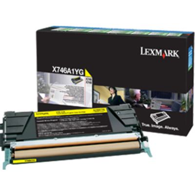 Lexmark X746A1YG - Jaune - Toner
